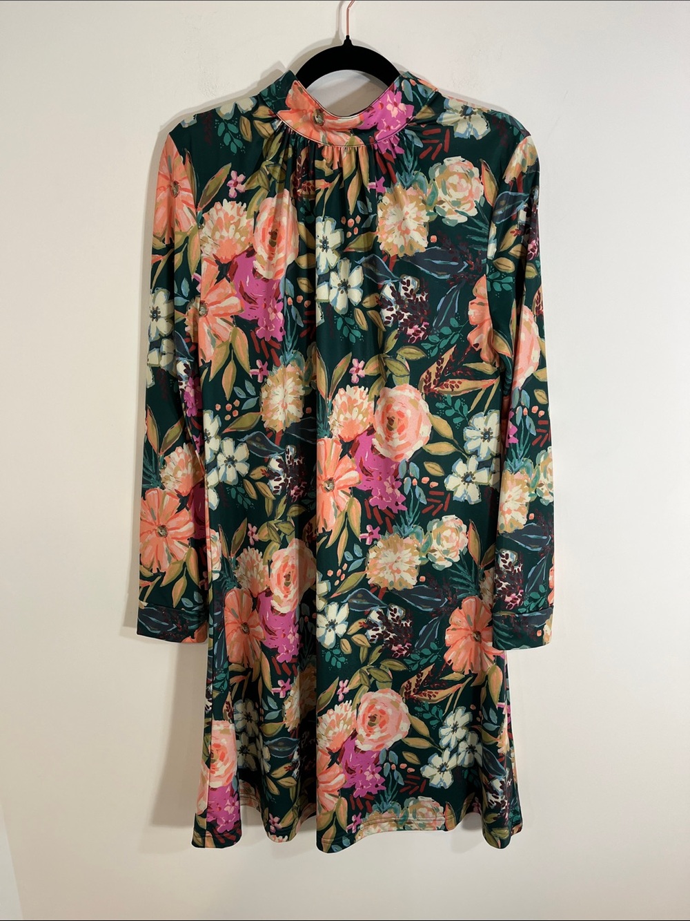Vera Fishbaugh floral dress XL